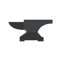 Anvil flat icon isolated on white background vector