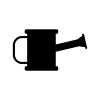A watering can icon on white background vector