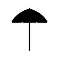 An umbrella icon on white background vector