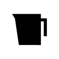 A black and white illustration of a pitcher on a background vector