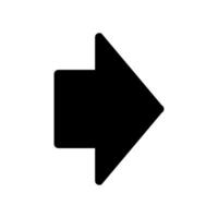 An arrow pointing down on white background vector