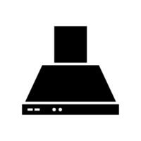 A black and white illustration of a stove top on a background vector
