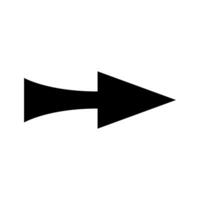 An arrow pointing down on background vector