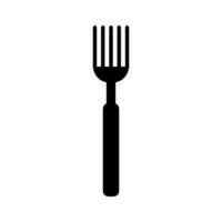 Fork icon illustration on background vector
