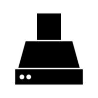 illustration of a stove top on a white background vector
