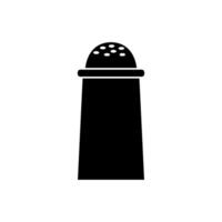 Salt shaker icon isolated on white background vector