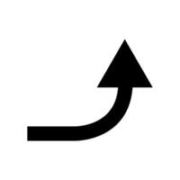 An arrow pointing down and an arrow pointing up vector