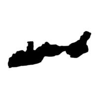 A silhouette of a boat on a white background vector