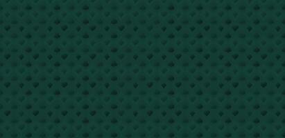 Green surface with card playing suits background vector