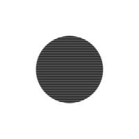 Retro sun circle with geometric lines in eighties style vector