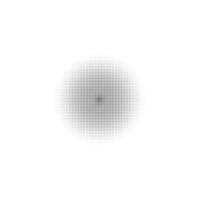 Retro sun circle with geometric shape from eighties and nineties vector