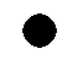 Retro sun circle with geometric eighties style vector