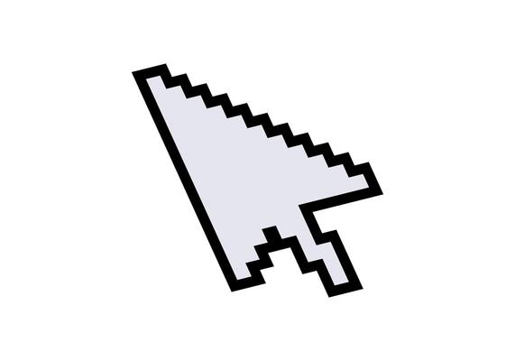 Pixel arrow cursor icon pointing right