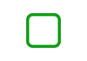 Green checkbox icon with white background vector