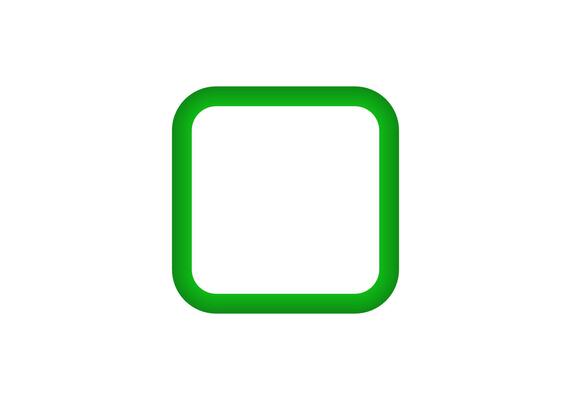 Green checkbox icon with white background
