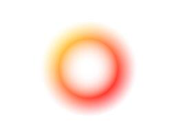 Bright colorful gradient circle with soft blurred edges vector