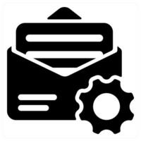 Money Setting icon concept in black vector