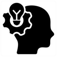 Idea Making icon concept in black color vector