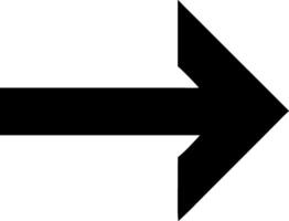 Creative Arrow Right Icon Representation vector