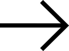 Simple Arrow Right Symbol Set vector