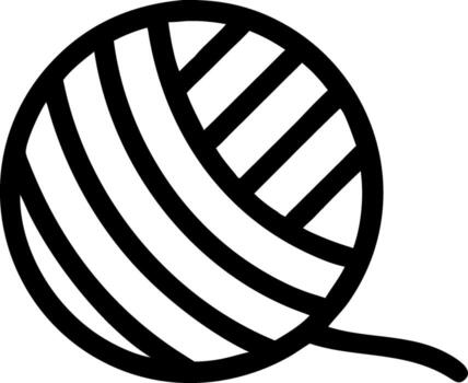 único pelota de cuerda icono colección vector