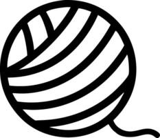 Iconic Ball of String Symbol Design vector