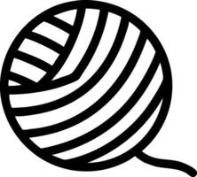 Knitting Ball of String Icon Set vector