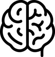 Artistic Brain Icon Collection vector