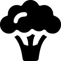 Natural Broccoli Symbol Set vector