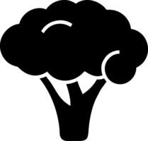 Decorative Broccoli Icon Design vector