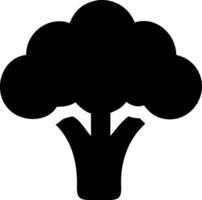 Vegetarian Broccoli Symbol Design vector