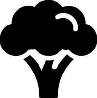 Green Broccoli Icon Set vector
