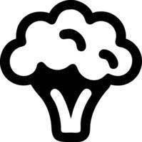 Broccoli Icon Symbol Set vector