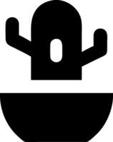 Decorative Cactus Icon Design vector