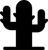 Artistic Cactus Icon Representation vector