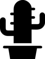 Simple Cactus Symbol Set vector