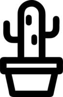 Succulent Cactus Icon Design vector