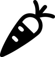 Minimalist Carrot Icon Concept vector
