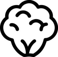 Organic Cauliflower Icon Representation vector