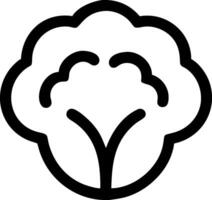 Fresh Cauliflower Symbol Collection vector