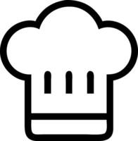 Professional Chef Hat Icon Representation vector