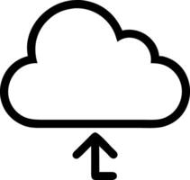 Simple Cloud Symbol Set vector