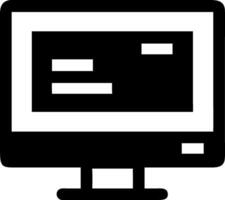 Iconic Computer Screen Symbol Design vector