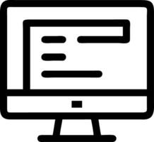 Technology Screen Icon Representation vector