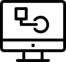 Modern Computer Screen Symbol Pack vector