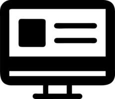 Computer Screen Icon Symbol Set vector