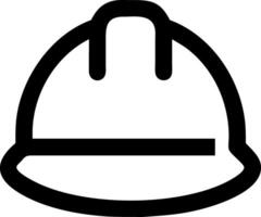 Protective Gear Helmet Icon Representation vector