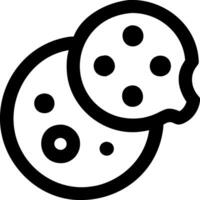 Cookies Icon Symbol Set vector