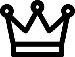 Simple Crown Symbol Set vector