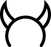 Creative Devil Horns Icon Collection vector